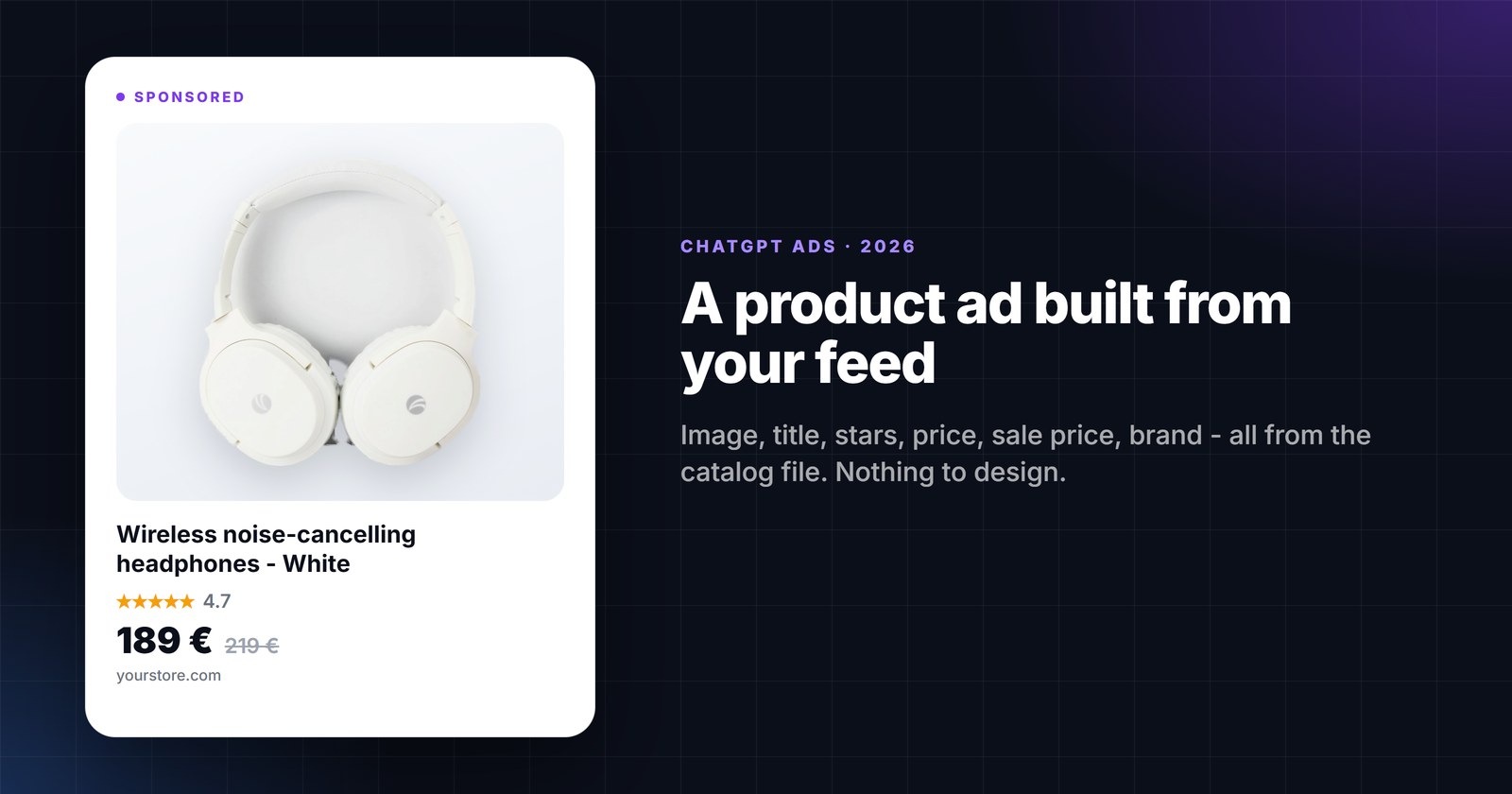 ChatGPT Ads for online stores: how the product feed works, how it differs from Meta, and how to get yours ready
