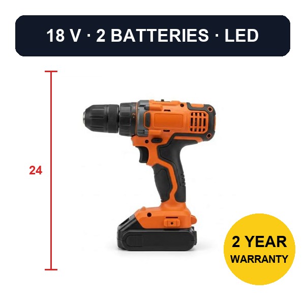 Cordless Drill 18 V - picture tagged info