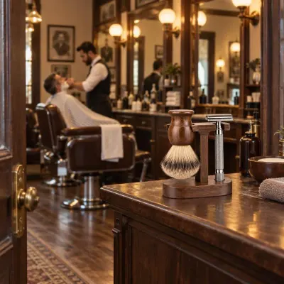 Wooden shaving set - Barber shop - the whole shop
